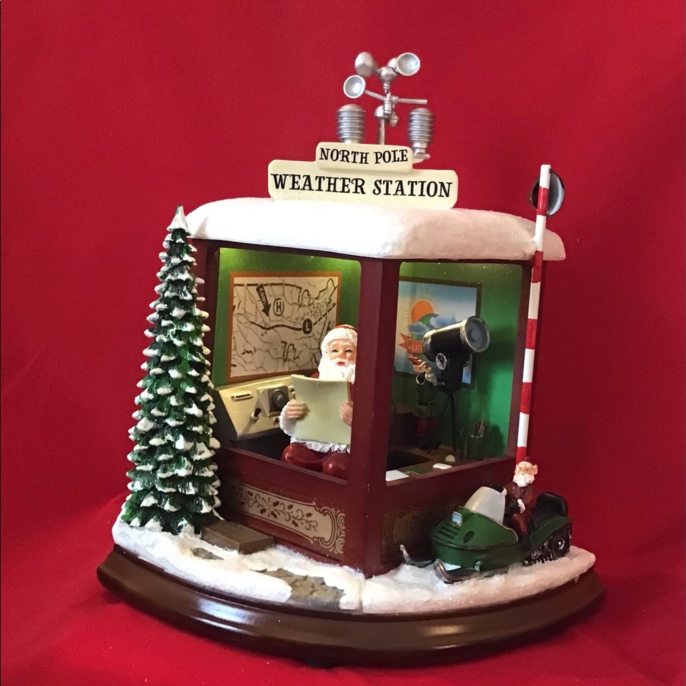 Santa’s North Pole Weather Station.